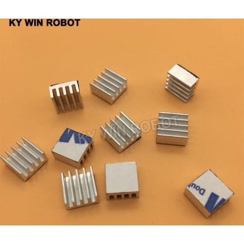 10PCS Stepper Driver A4988 Heatsink Aluminum Silver Heat Sink