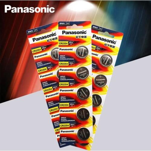 15pcs Original Battery Panasonic Car remote key 3V Li battery CR2354 button battery instrument and meter batteries