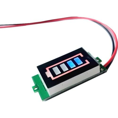 1S 2S 3S 4S 6S Lithium battery pack power indicator board 6/12/24/36 /48V power storage electric vehicle battery power display