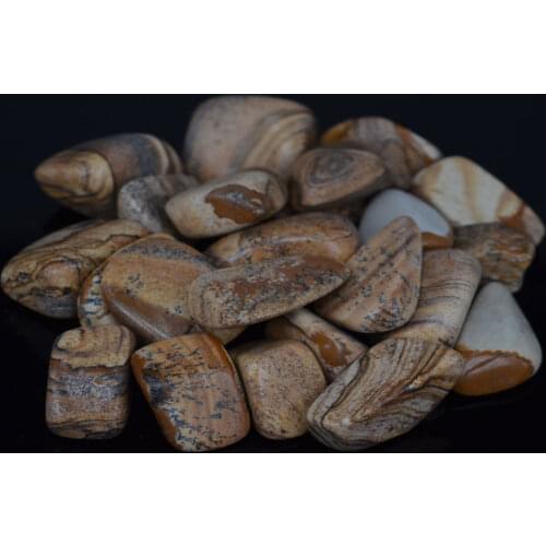 500g/lot Natural Picture Jasper Crystal Gem Stone Freeform Tumbled Stones Feng Shui Chakra Healing Reiki Stone