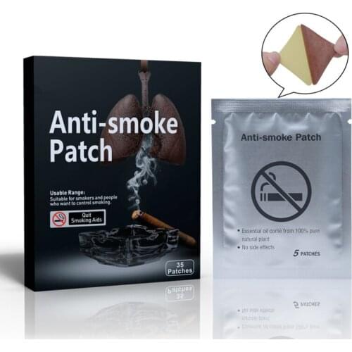 35 Pcs Stop / Quit Smoking Balm Patch Anti-smoke Patch Medical Health Care Natural Ingredient Smoking Cessation Plaster