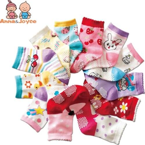 6Pairs/Lot Cotton Baby Girls Socks Suit For 1-3 Year