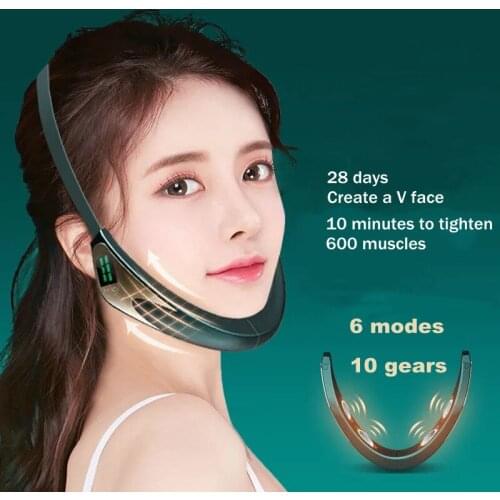 6 In1 Face Lifter Male and Female Face Lift V Facial Lifting and Firming Quickly Improve Contours Jaw Exerciser Massage Artifact