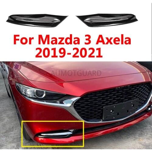 Car Compression Ignition Fog Lamp Decoration Protctive Frame Cover for Mazda 3 Axela 2019 2020 2021 Car Accessories
