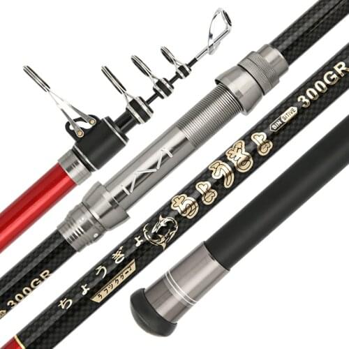 Distance Throwing Rod 2.4m-4.5m Super Hard Rock Fishing Olta Carbon Fiber Fishing Poles Sea Fishing Peche Pesca Fishing Gear Set