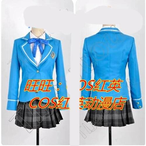 Ensemble Stars Transfer Student Girls School Uniform Cosplay Costume Any Size 11