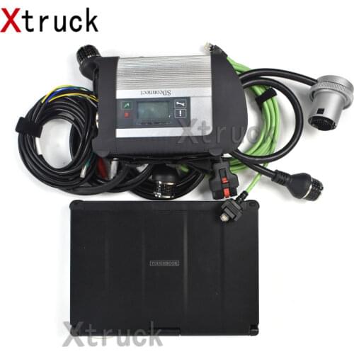 MB STAR C4 Multiplexer SD Connect C4 MB SD C4 xentry das wis epc For Benz truck diagnostic tool+CFC2 LAPTOP