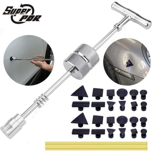 PDR Tools Paintless Dent Repair Slide Hammer Reverse Hammer Dent Puller Suckers Suction Cup Glue Tabs Tools Kit