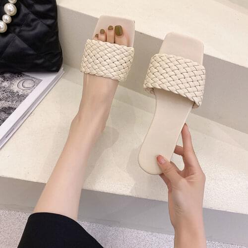 2021 Spring and Summer New Large-size Sandals Womens Versatile Comfortable Slippers Wear Beach Sandals and Slippers