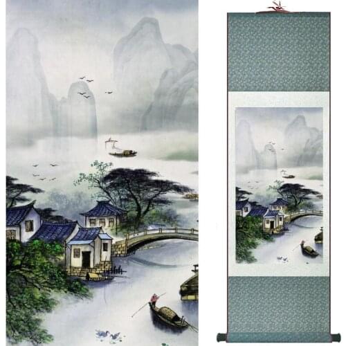 Landscape art painting Chinese traditional art painting China ink painting fashion painting 2019090401