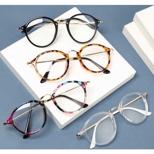 1PC Flat Mirror Glasses Unisex Glasses Radiation Protection Computer Vintage Goggles Flexible Eyeglasses Vision Care Eyewear