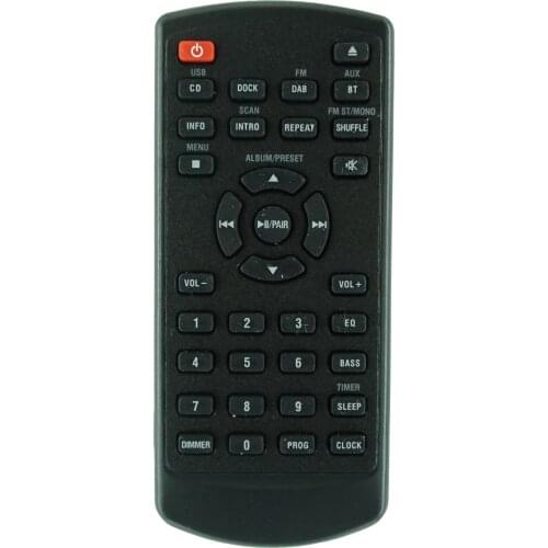 Remote Control For JVC RM-SRDD328 RD-D328B Bluetooth System & SANDSTROM SHLIDAB15 Wireless Lifestyle DAB Hi-Fi Speaker Dock