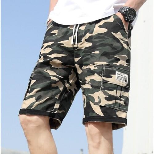 New Summer Shorts MenS 5-Point Pants Korean Fashion Loose Leisure Sports Trend Boys Handsome Tooling Youth Straight Trousers