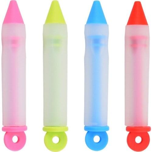 Silicone Food Writing Pen Chocolate Decorating Tools Cake Mold Cream Cup Cookie Icing Piping Pastry Nozzles Kitchen Accessories