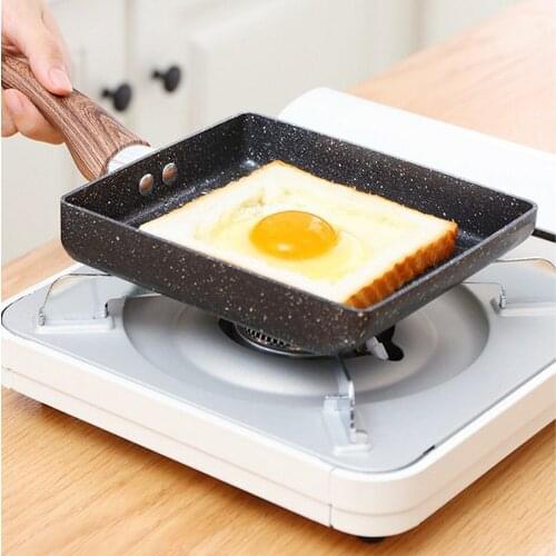 Frying Pot Pan Thickened Omelet Pan Mini Nonstick Egg Pancake Steak Ham Pan Breakfast Maker Kitchen Cookware Use for Gas Cooker