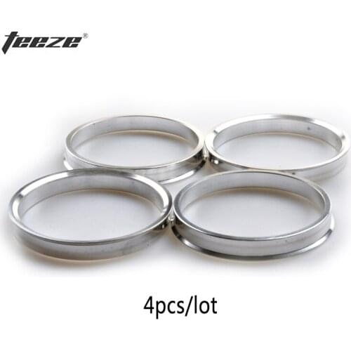 Teeze - (1 Set) Aluminum Hub Rings 72.6 to 70.1 Auto Accessories Center Hub Rings