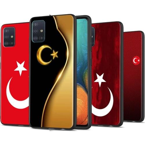 Turkey turkish flag Phone Case For Samsung Galaxy A72 A32 A42 A91 A71 A51 A41 A31 A21 Soft Cover Black Capa TPU Back