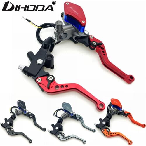 Universal Drum Brake Line Cable clutch hydraulic Brake Pump Master Cylinder Motorcycle Racing For HONDA Yamaha Kawasaki