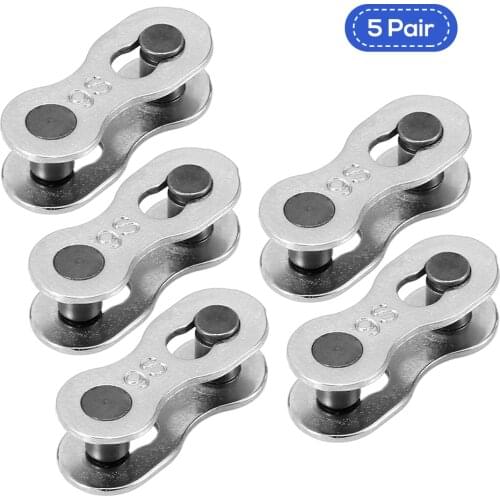 1 Pair / 5 Pair Bike Chain Link Bicycle Chain Repair Tool Bike Missing Link Bike Chain Connector 6-8S / 9S / 10S / 11S