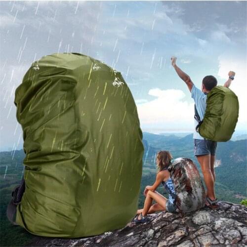 1 pcs Mountaineering Waterproof Outdoor Sports Backpack Camping Hiking Bicycle Dustproof Rain Cover Portable Rain Cover 35L-80L