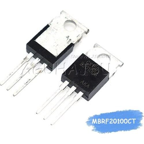 10PCS MBR20100CT TO220 MBR20100 TO-220 MBR 20100CT New Original