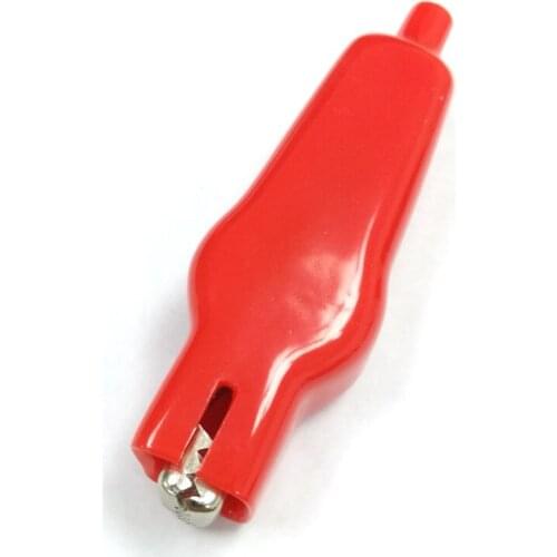 10PCS High Quality 4mm Full Insulated Socket Test Clamp Wire Clip Crocodile Alligator Clips