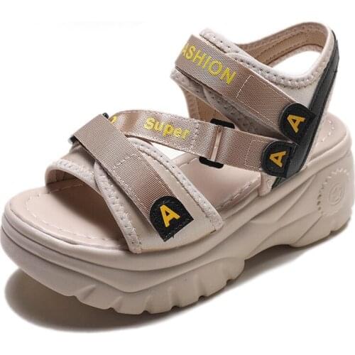 2021 platform sandals women summer shoes buckle Slides casual sandals womens sports shoes summer sandalia mujer 2021