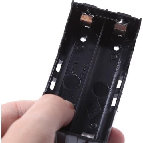 3.7V 2x 18650 Parallel Batteries Holder Box Storage Case Container With Wire E56B