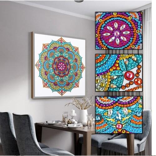 5D DIY Diamond Painting Special Shaped Flower Handicraft Needlework Picture of Rhinestones Diamond Embroidery Mandala Home Gift