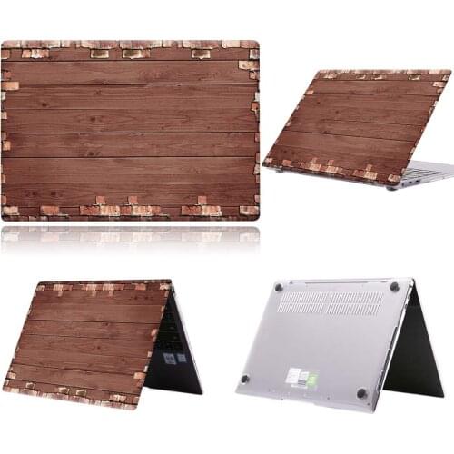 Brown Wood And Brick Laptop Case For Huawei MateBook 13/13 AMD Ryzen/14/D14/D15/X 2020/X Pro/Pro 16.1/Honor MagicBook 14/15 PVC
