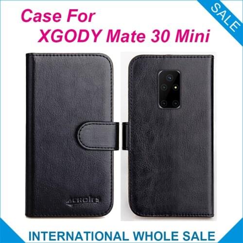 XGODY Mate 30 Mini Case 6 Colors Flip Slots Leather Wallet Cases For XGODY Mate 30 Mini Cover Slots Phone Bag Credit Card