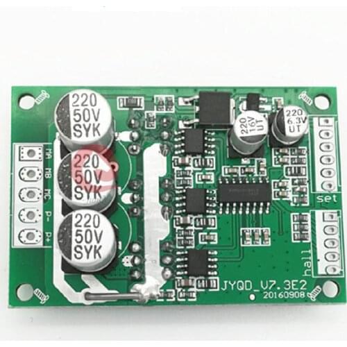 JYQD_V7.3E2 DC12V-36V 500W High Power Brushless Motor PWM Controller Driver Board Hall BLDC Driver Board