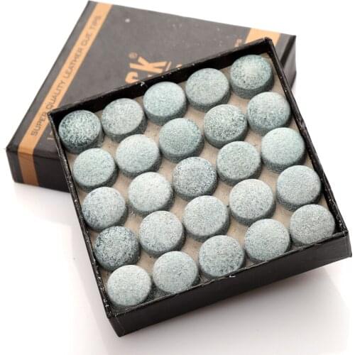 New 50Pcs/lot 13mm Billiard Pool Cue Tip Billiard Accessories Cue Tips Durable Professional Portable Stick Kit Tip China