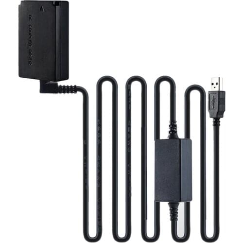 DC Coupler,USB Dummy Battery Power Adapter for Canon M M2 M10 M50 M100 M200 Replace DC Coupler