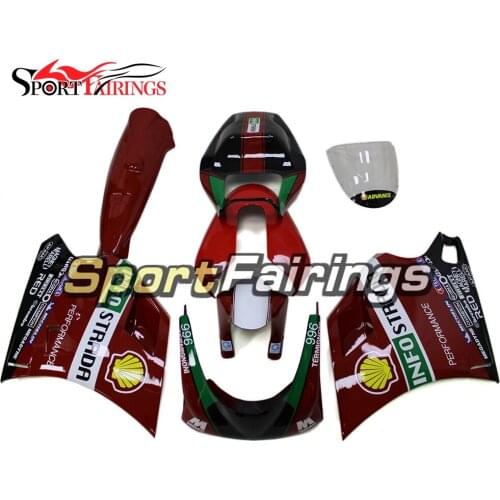 Fiberglass Racing Full Fairings For Ducati 996 998 916 748 1996 97 98 99 00 01 2002 Motorcycle Bodywork Black Red Green White