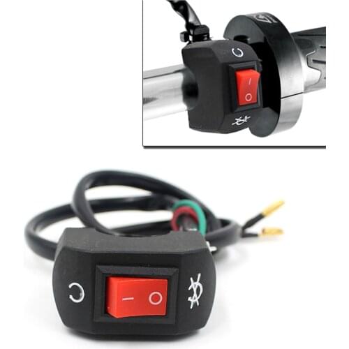 7/8' Universal Motorcycle Motorbike Handlebar Kill On Off Stop Button Switch for Moto Motor ATV Bike Motorcycle Parts