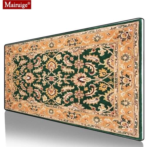Vintage Persian Rug Flower Mouse Pad XXL Gamer Desk Mat Large Keyboard Pad Gaming MousePad 90x40cm/70x30cm for Laptop Table Pads