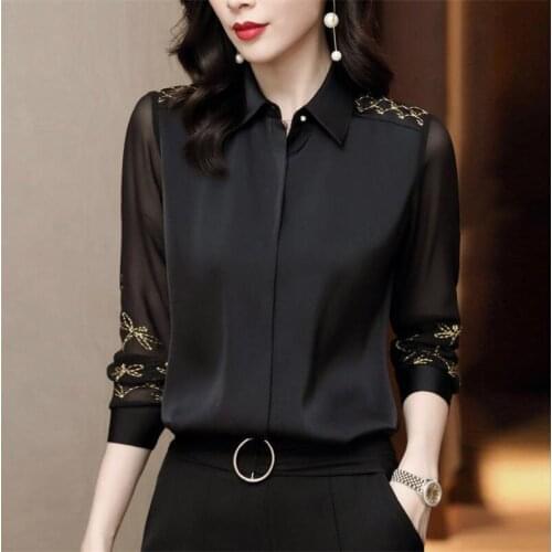 YINGAICONG Womens Chiffon Blouses