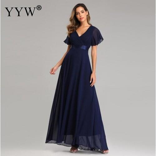 YYW Womens Evening Chiffon Dresses