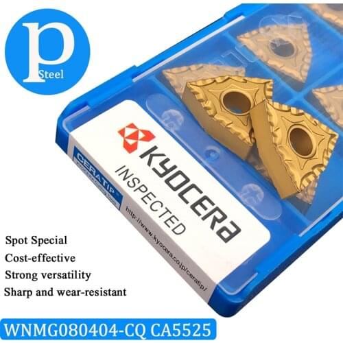 10PCS WNMG080404 CQ CA5525 100% Original Carbide Inserts For Steel WNMG 0804 High Quality Machining Turning Tool CNC Lathe Tools