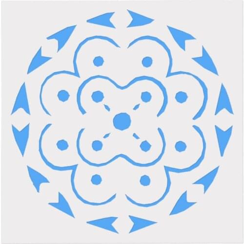 13*13 Layering Stencils for Diy scrapbook/photo album Decorative Embossing coloring,painting stencil,home decor