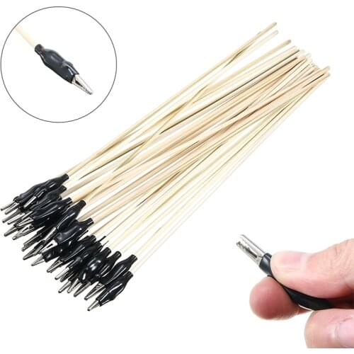 30pcs Alligator Clip Stick DIY Electrical Clamp Airbrush Spray Tool Parts Holder Color Clip Stand Model Painting Sticks