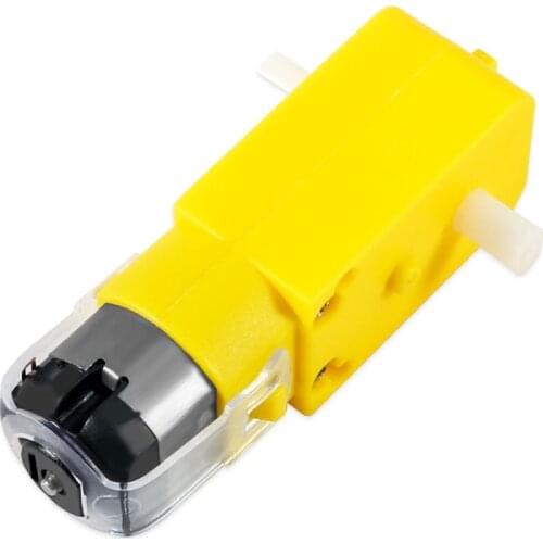 Double Shaft DC Gear Motor DC 3V-12V 1:48 Dual Shaft DC Motor Electric Motor for Arduino Robot Smart Car Toys DIY Model