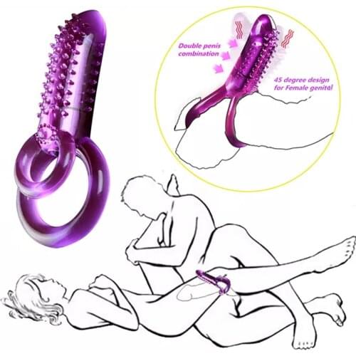 Adult Gode Dildo Vibrator BDSM Vagina Bondage Clitoris Sex Toys For Men Women Double Rings Cock Male Dick Strapon Sexy Toys Good