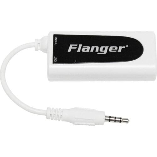 Flanger FC-21 3.5mm output Guitar Effect Interface Link Adapter Audio Connector Adaptor for iPhone IOS Android Device