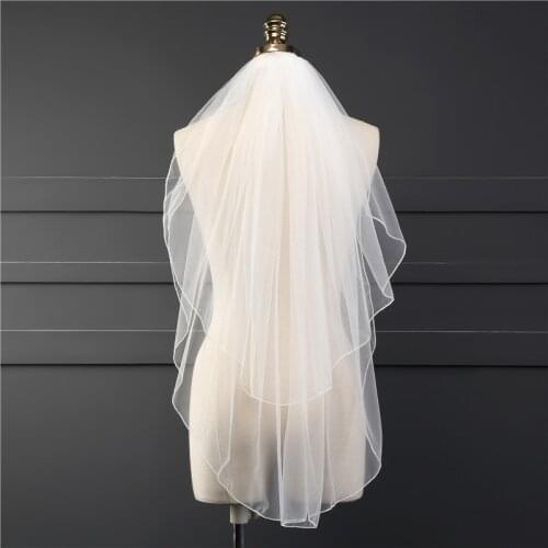 HPYFNSH Wedding Short Veils