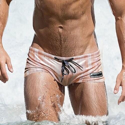 Summer Men Swimming Trunks Glitter Shine Swimsuit Plus Size Sport Beach Surfing Swimwear Sexy Quick Dry Breathable Board Shorts