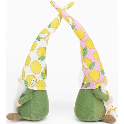 Lemon Gnome Scandinavian Tomte Nisse Swedish Fresh Lemon Elf Home Decorations M17D