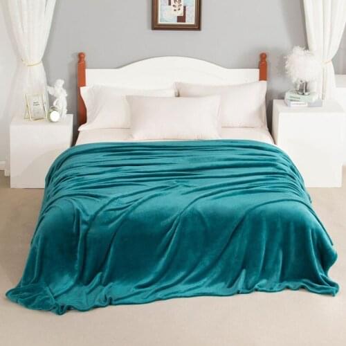 Double-sided Thickened Childrens Flannel Throw Blankets Students Dormitory Office Nap Autumn and Winter Bed Cover