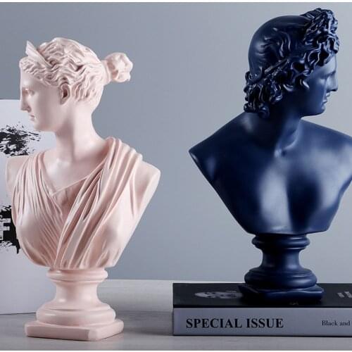 170x120x310mm Resin Crafts Home Living Room Decoration Nordic Minimalist Art Sketch Plaster Venus Sculpture Statue Bust Ornament